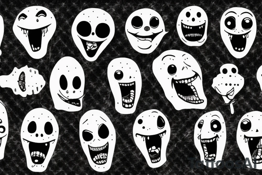 smile from horror movie Smiley tattoo idea