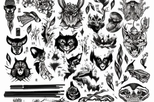 Tifer in the woods tattoo idea