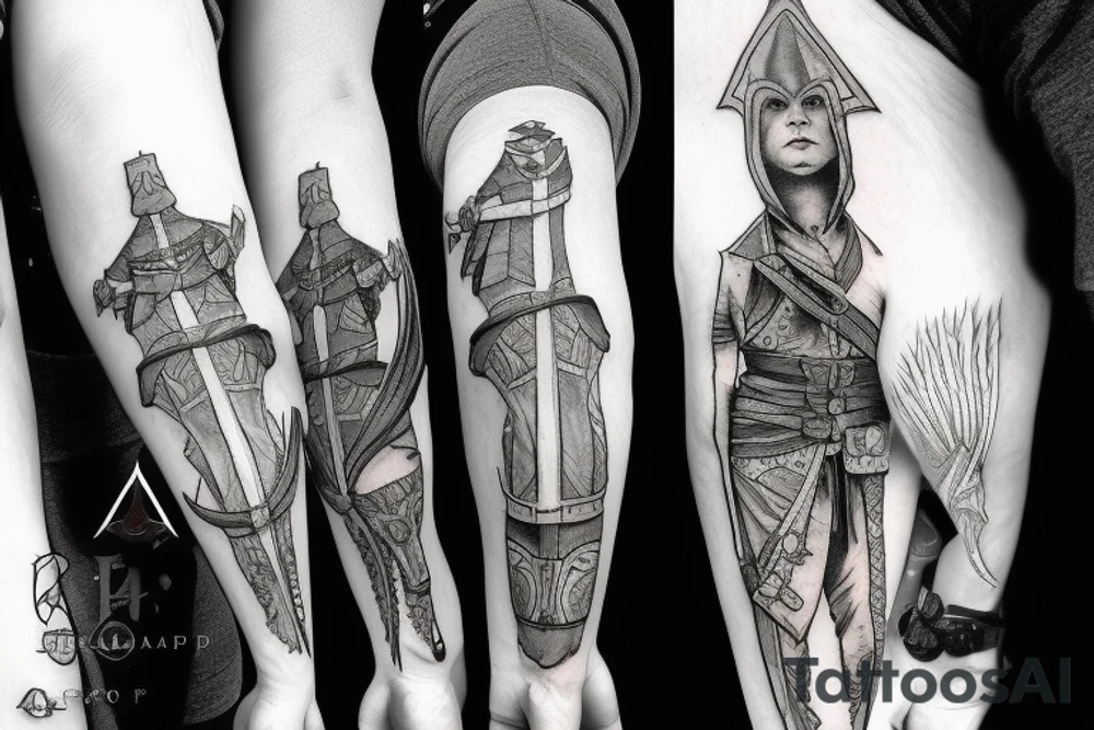 Assassin’s Creed leap of faith tattoo idea
