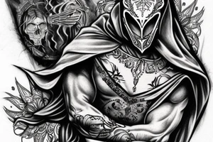 Ezio doing a leap of faith tattoo idea