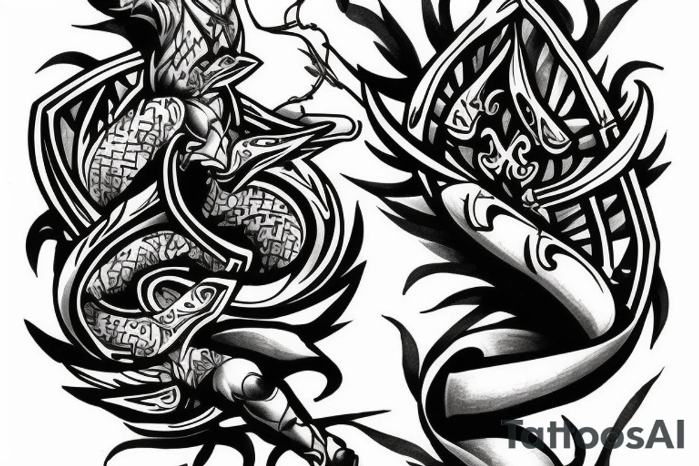 Ezio doing a leap of faith tattoo idea