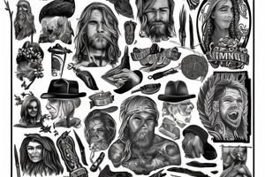 Greek Minnesota water cold Nordic western tattoo idea