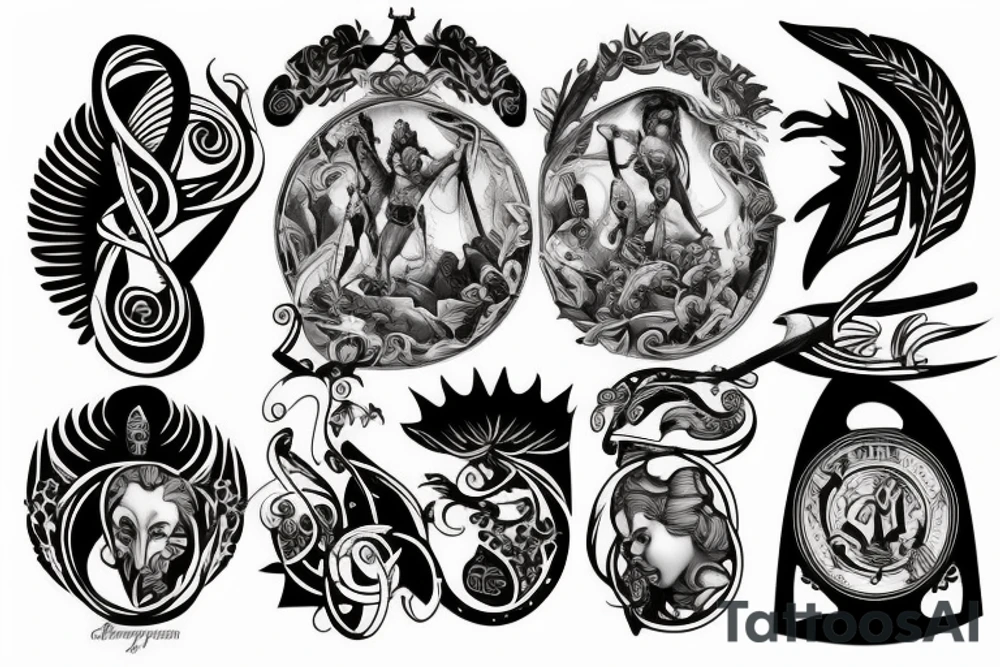 Mythology Greek tattoo idea
