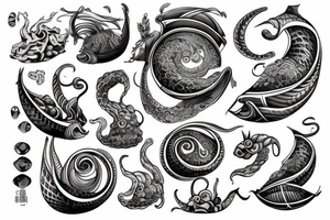 Nautilus galleon tattoo idea