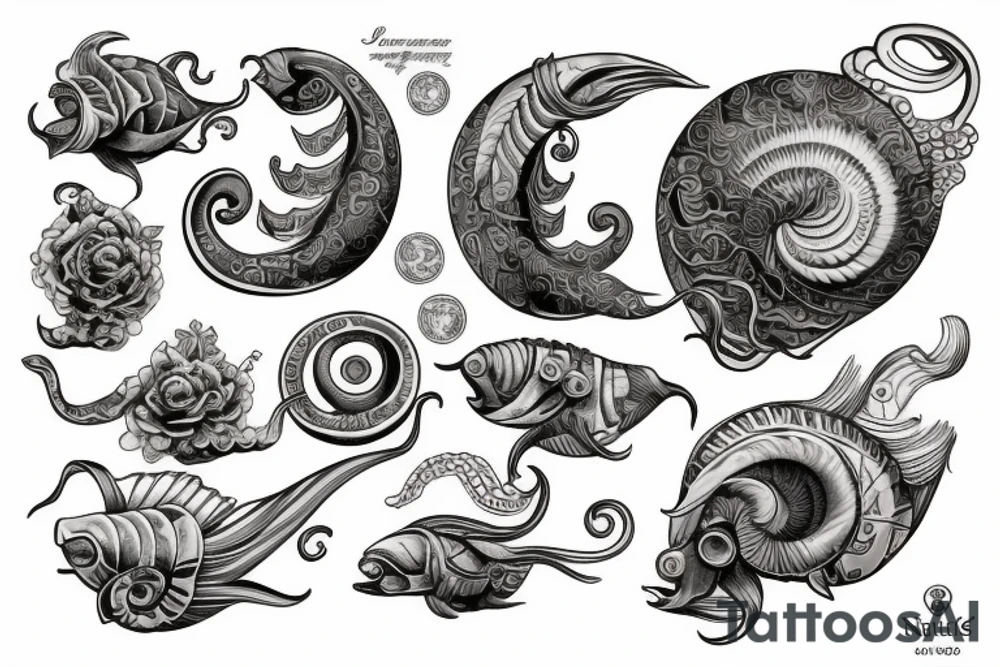 Nautilus galleon tattoo idea