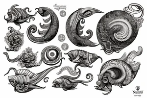 Nautilus galleon tattoo idea