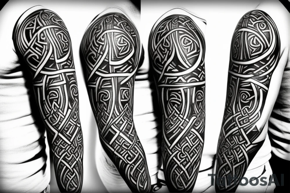 celtic sleeve tattoo idea