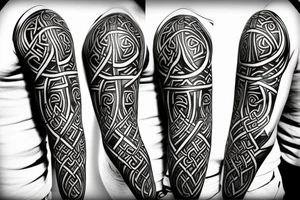 celtic sleeve tattoo idea
