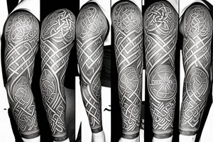 celtic sleeve tattoo idea