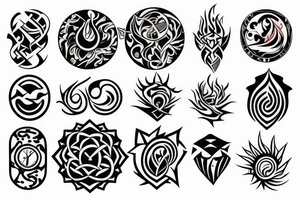 Fire & Ice , time , virgo tattoo idea