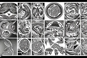 Tribal turtle tattoo idea