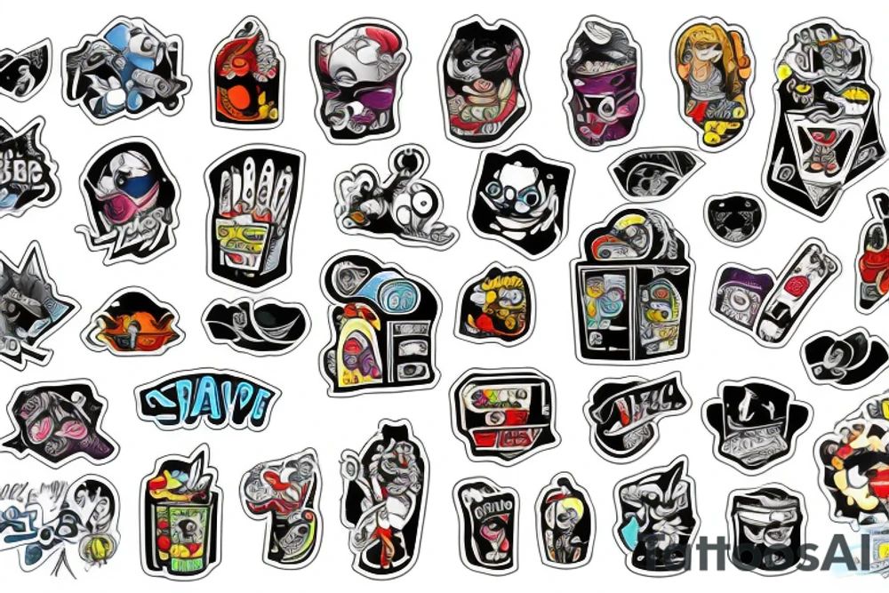 A claw machine game tattoo idea