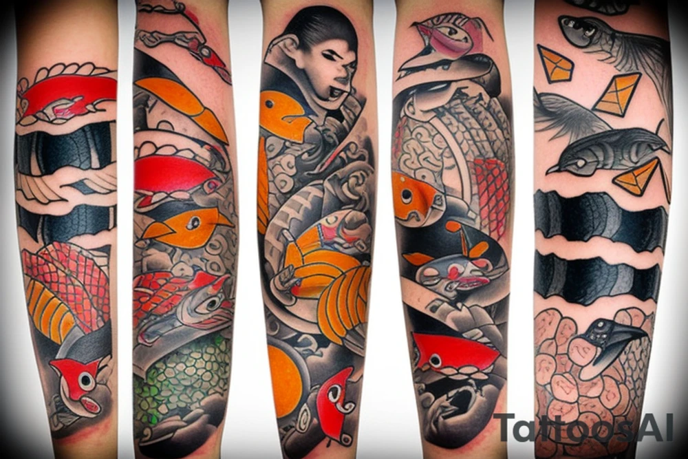 Sushi tattoo idea