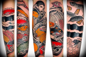 Sushi tattoo idea