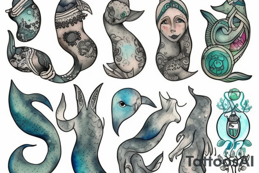 Selkie tattoo idea