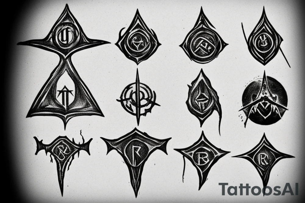 Bloodborne rune tattoo idea
