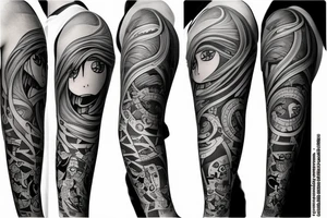 Libra scale tattoo idea