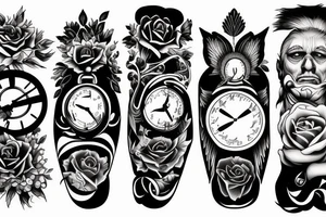 perseverance, discipline, and time tattoo idea