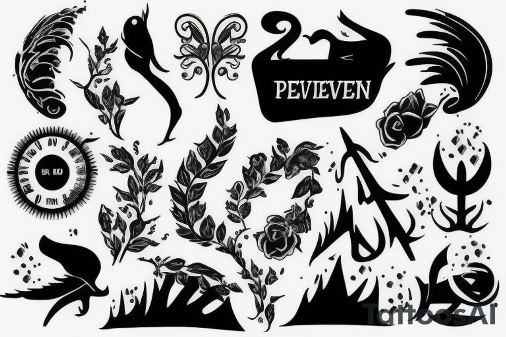 perseverance, discipline tattoo idea