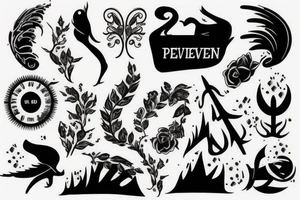 perseverance, discipline tattoo idea