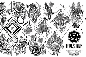 perseverance, discipline tattoo idea