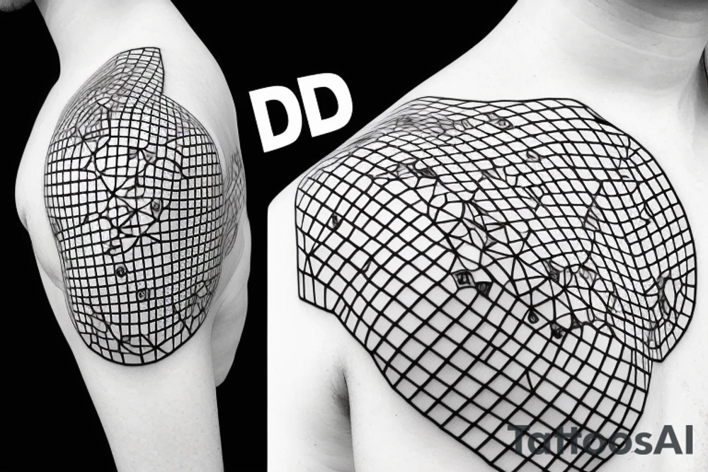 3D flat earth design, the 7 chakra’s and surrounded by a hexagonal grid tattoo idea 3D flat earth design, the 7 chakra’s and surrounded by a hexagonal grid tattoo idea