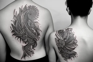 Indian City skyline tattoo idea
