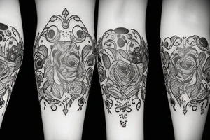 Trash polka tattoo idea