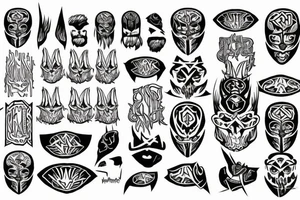 Rune head tattoo idea