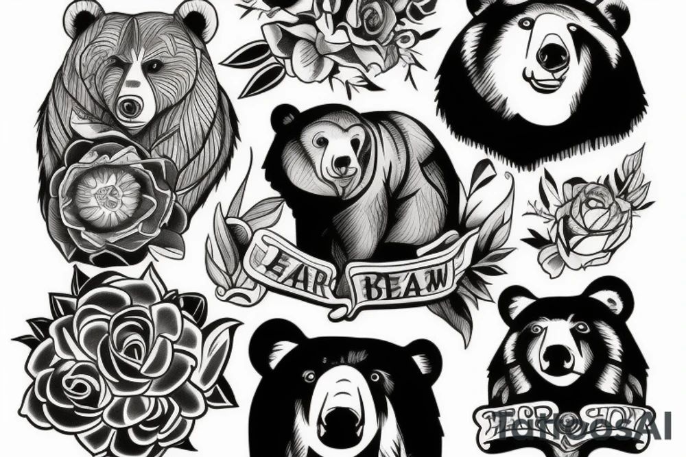 Tatto based on "The Bear" tv show tattoo idea