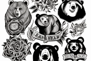 Tatto based on "The Bear" tv show tattoo idea