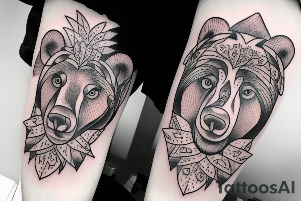 Tatto based on "The Bear" tv show tattoo idea