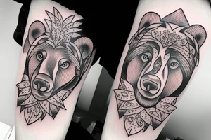 Tatto based on "The Bear" tv show tattoo idea