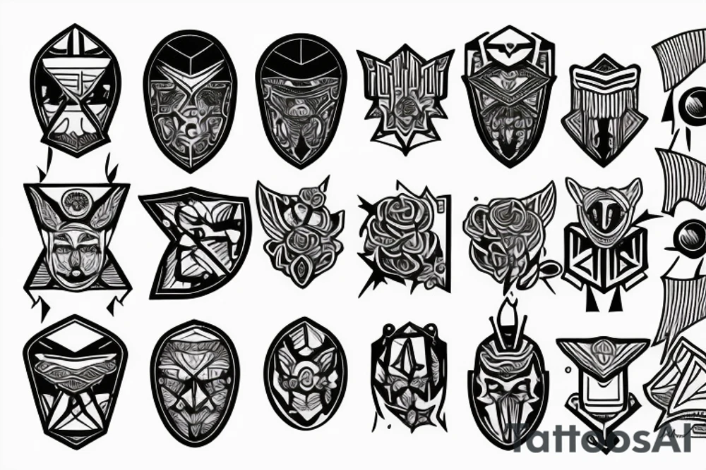 Wisdom, Bravery, Justice, Stoics tattoo idea