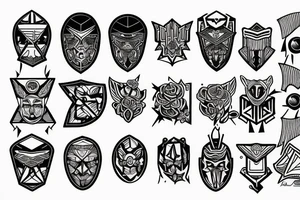 Wisdom, Bravery, Justice, Stoics tattoo idea