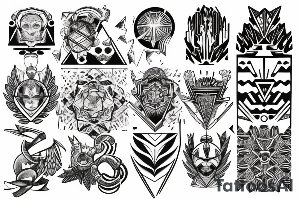 Wisdom, Bravery, Justice, Stoics tattoo idea