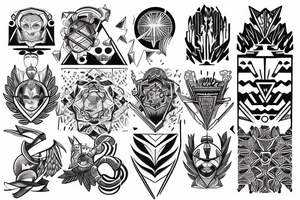Wisdom, Bravery, Justice, Stoics tattoo idea