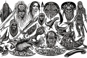 Viking Valhalla tattoo idea