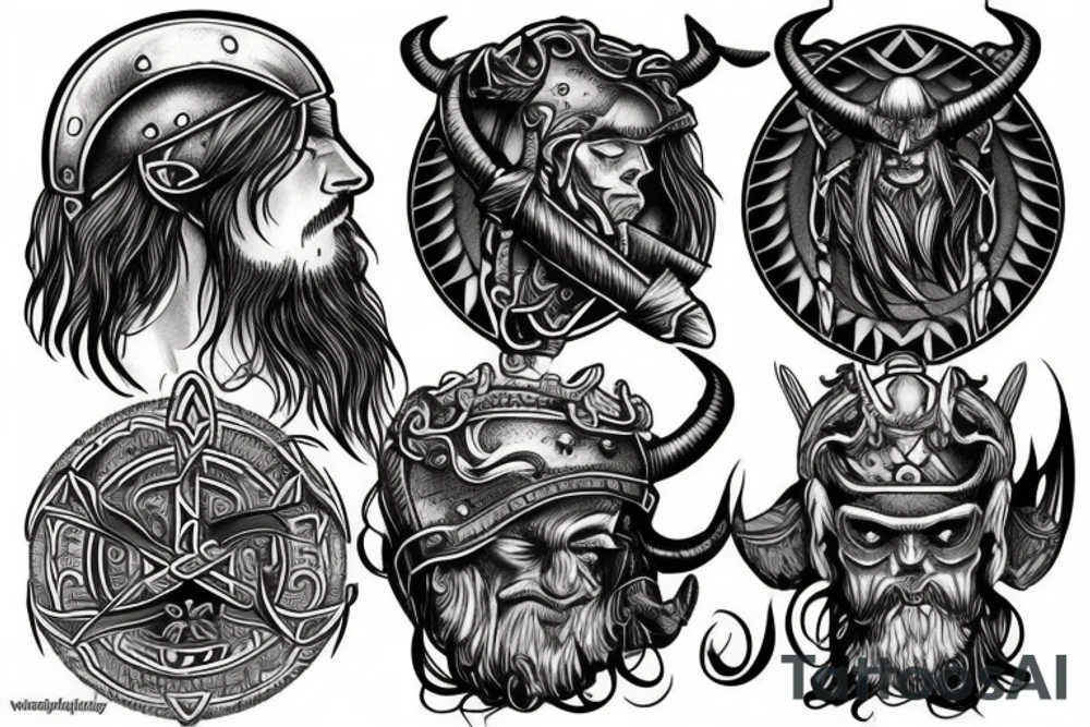 Viking Valhalla tattoo idea