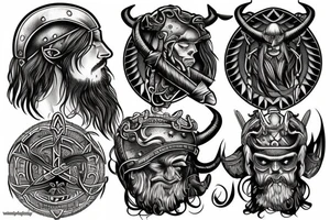 Viking Valhalla tattoo idea