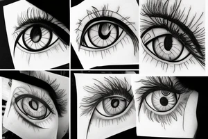 eyes, heterochromia tattoo idea
