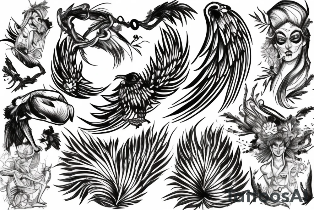 phoenix 
taureau tattoo idea