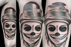 Girlfriend,cowboy mask tattoo idea