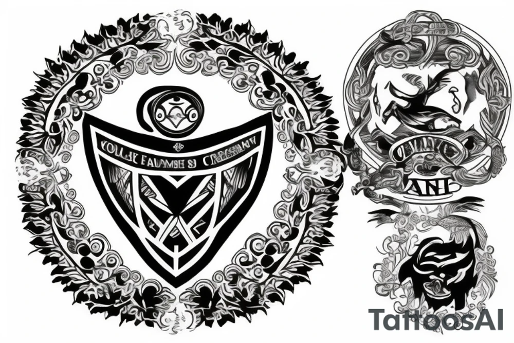 coleman family crest tattoo idea