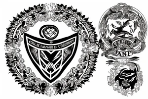 coleman family crest tattoo idea