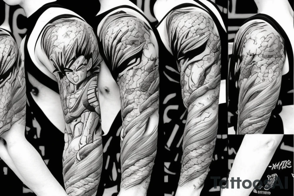 Dragon Ball z tattoo idea