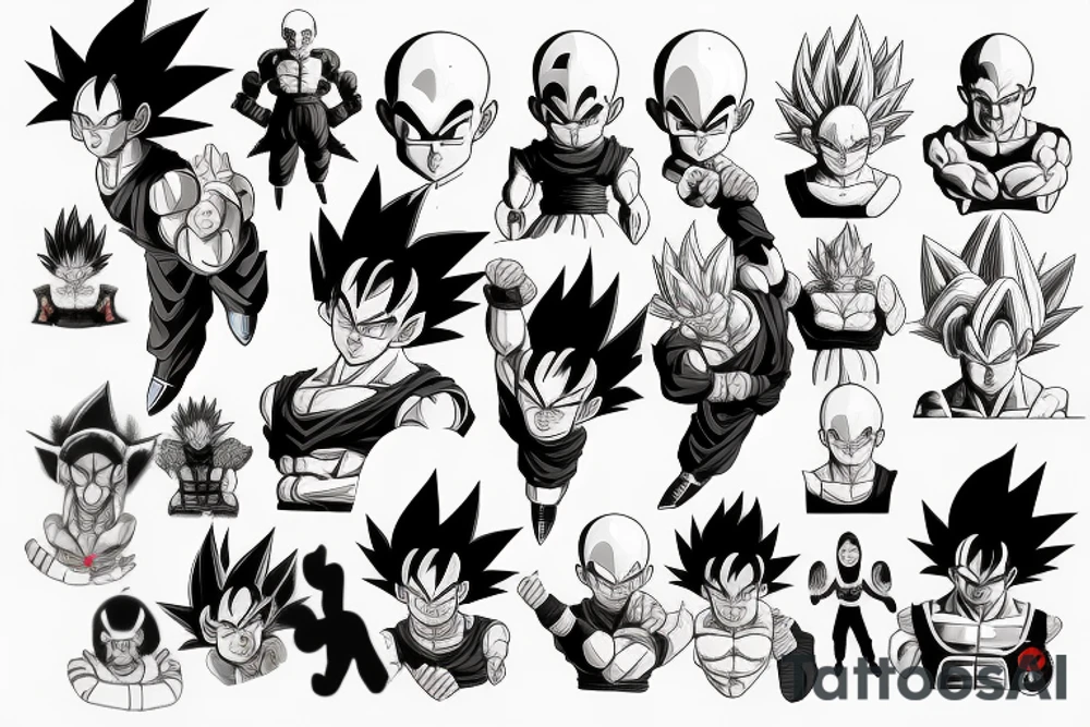 Dragon Ball z tattoo idea