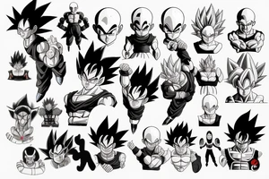 Dragon Ball z tattoo idea