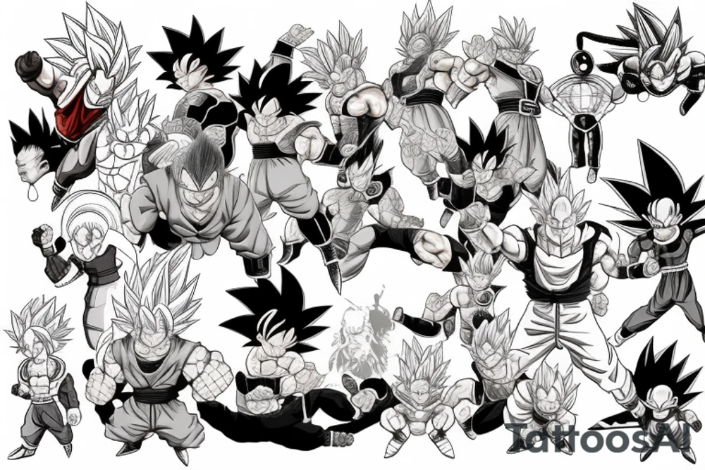 Dragon Ball z tattoo idea