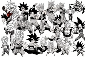 Dragon Ball z tattoo idea